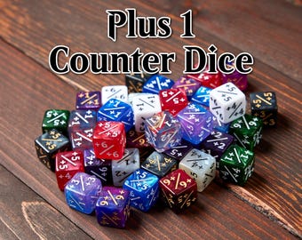 MÁS 1 Contador de Dados +1/+1 Magic: The Gathering