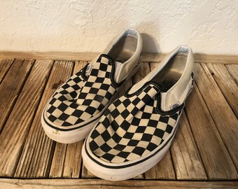 vintage checkered vans