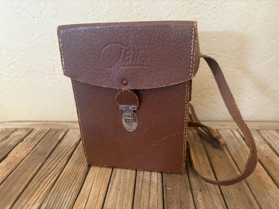 Vintage Brown Meopta A8lla Camera Case