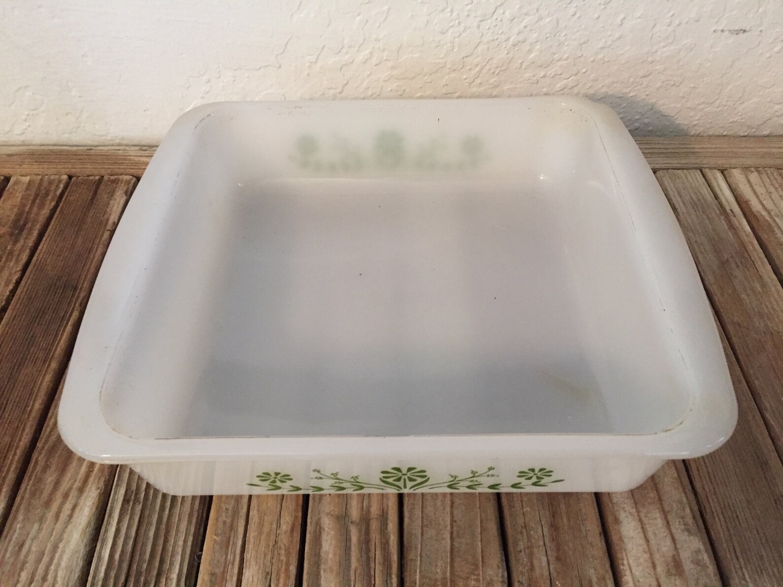 Vintage Milkglass Glasbake Baking Dish J2428 8 Inch Etsy