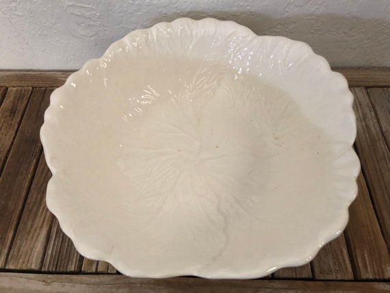 Collectible White Lettuce El Camino Products G-100 Bowl Made in U.S.A.