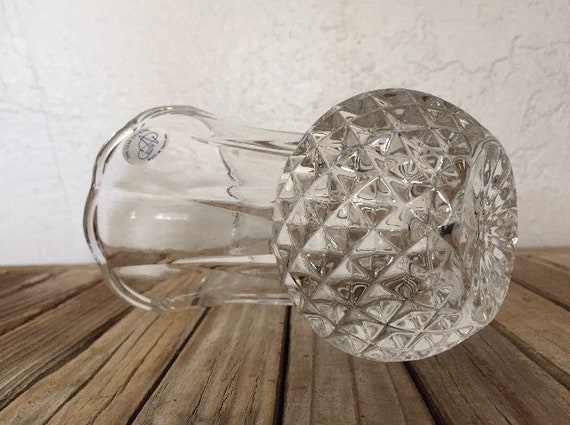 Vintage Action Lead Crystal Vase