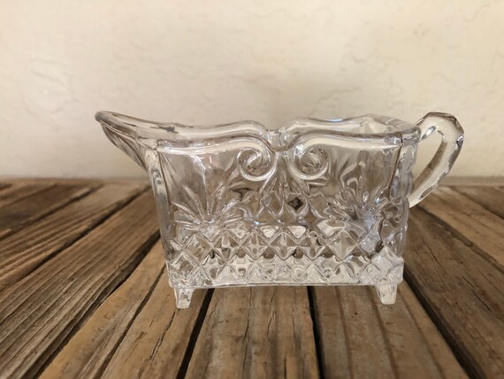 Vintage Pressed Glass Creamer