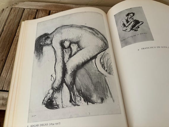 Vintage Book Titled The Artist & the Nude An Anthology Of Drawings