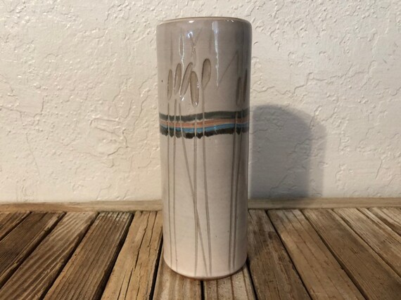 Vintage Studio Pottery Vase 1980s