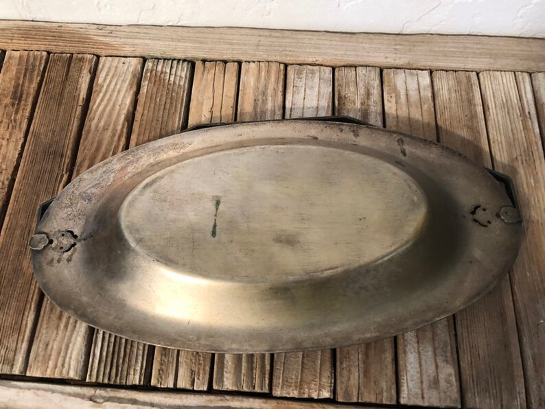 Antique Apollo EPNS Silver Handle Tray Etsy