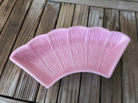 Mid Century Pink  Dish Classica Original California Pottery Made In U.S.A.