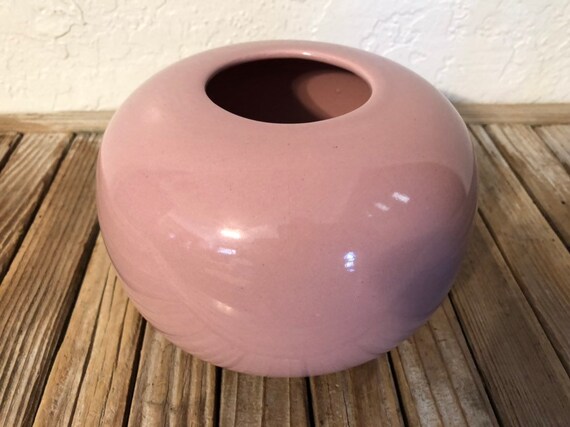 Art Deco Mauve Seville Industries Vase Mid Century Modern Vase