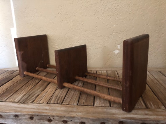木製　古いブックスタンド　old book stand made of wood 19th C Antique French Fruit Wood Reading Stand or Book Stand