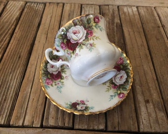Antique Royal Albert Celebration Bone Chine Tea Cup Made In England