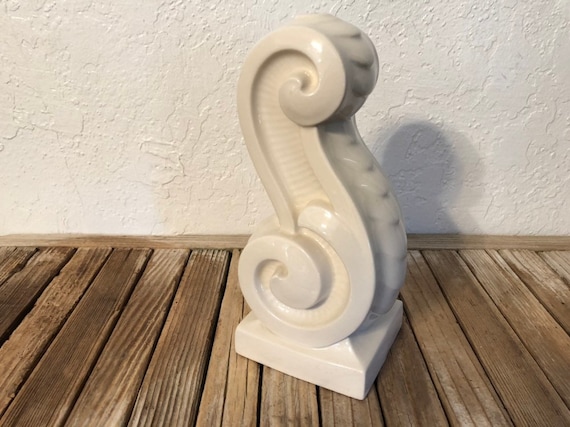 Mid Century Ivory Lamp Base California Pottery