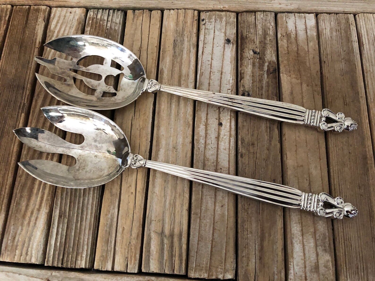 Vintage Godinger Silver Serving Utensils Etsy