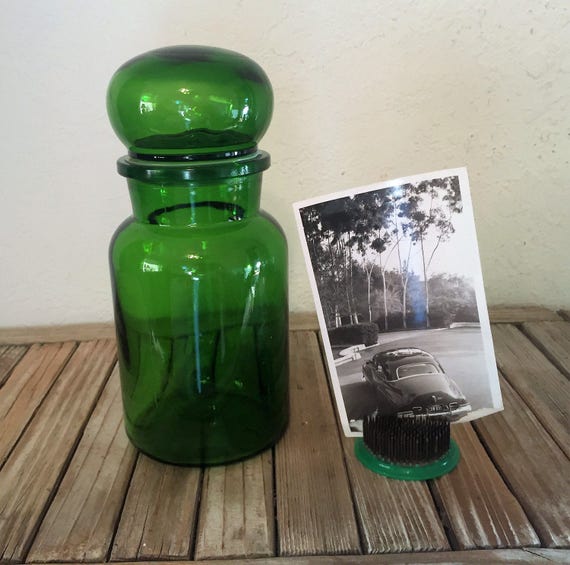 Vintage Green Glass Belgium Bottle