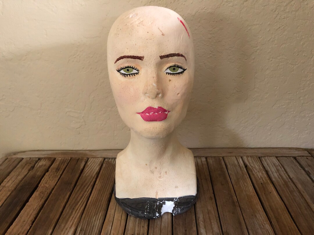 Vintage Garlando Foam Mannequin Shop Hat Stand Etsy