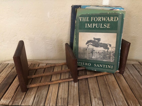 Vintage Wood Book Stand