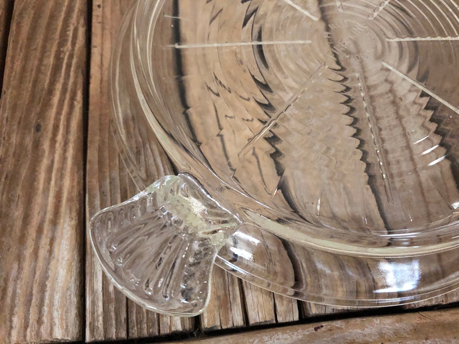 Vintage Fire King Casserole Trivet Fire King Clear Glass Etsy