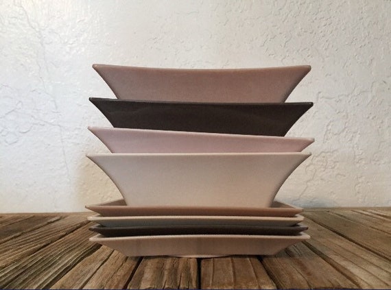 Set of 8 Mid Century Modern Precidio Objects