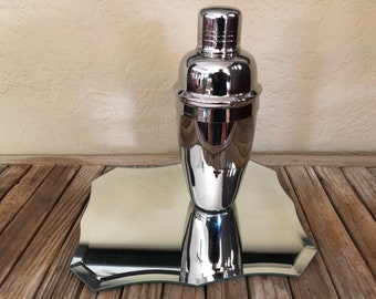 Vintage Modern Stainless Cocktail Shaker