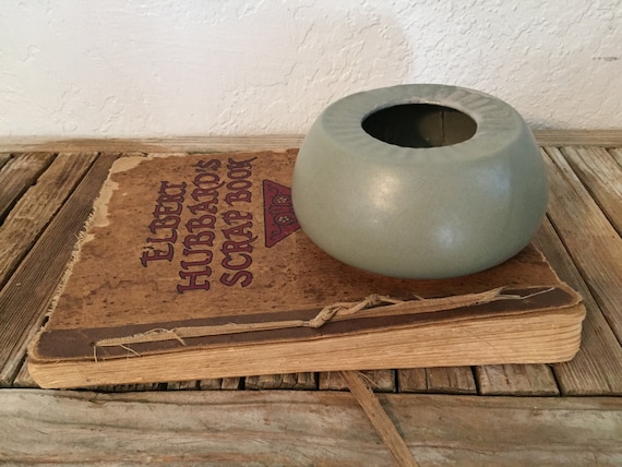Vintage Pale Matte Green Vase