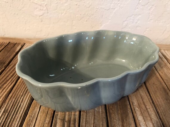 Mid Century Green Orchid Pot California Pottery