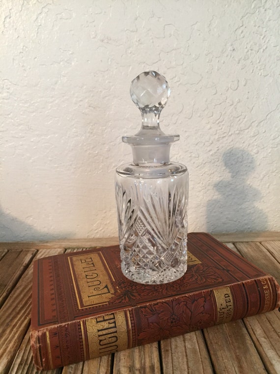 Vintage Crystal Glass Perfume Bottle