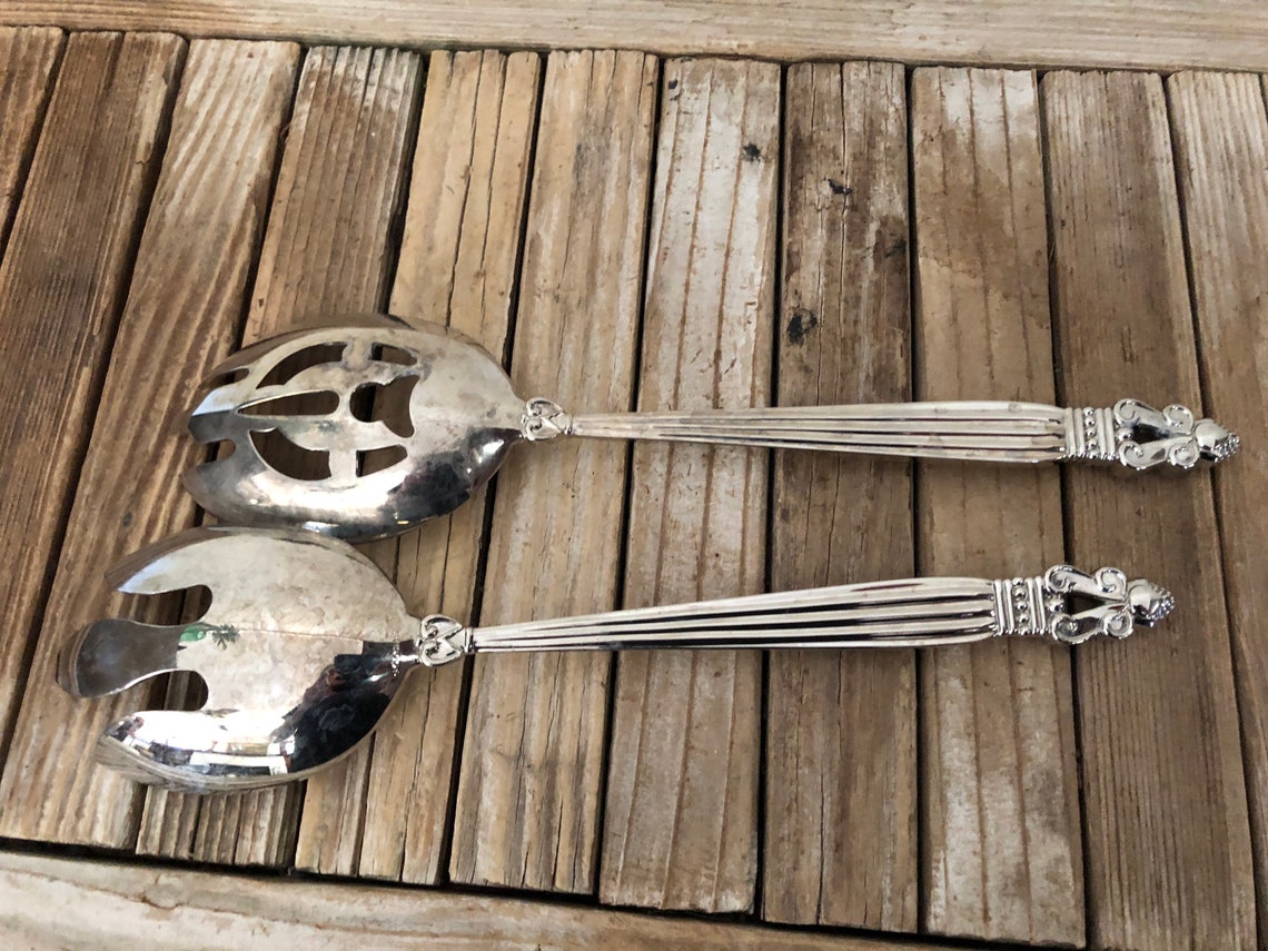Vintage Godinger Silver Serving Utensils Etsy