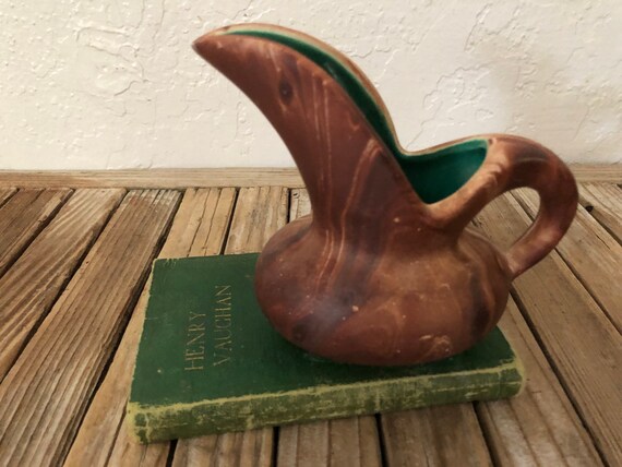 Vintage Faux Bois Pitcher