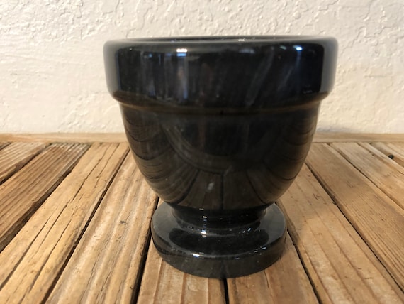 Vintage Black Bowl Mortar Bowl