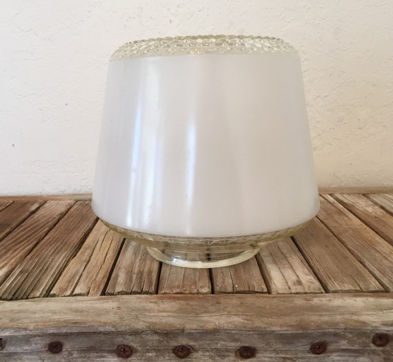 Vintage White Glass Shade