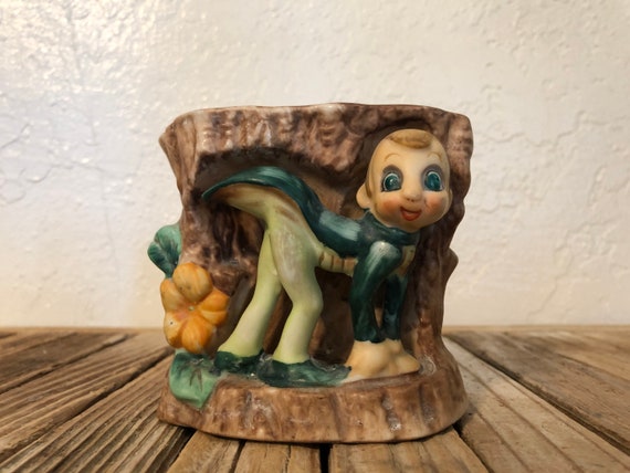 Mid Century Kitsch Acme China Japanese Elf Vase