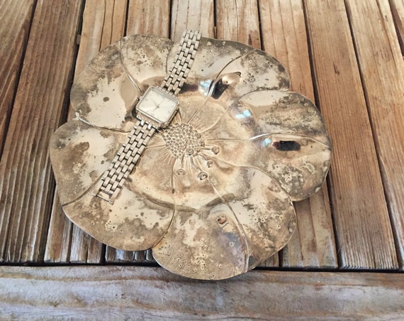 Vintage Silver Plated Flower Tray International Silver Company