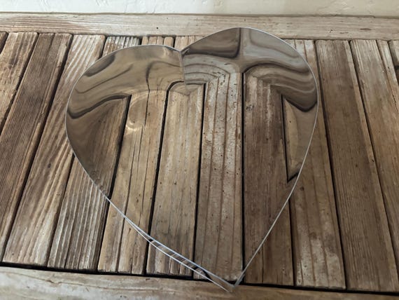 Industrial Metal Heart Baking Tin Pan