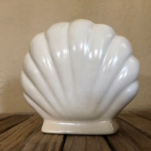 Brass Seashell Vase 