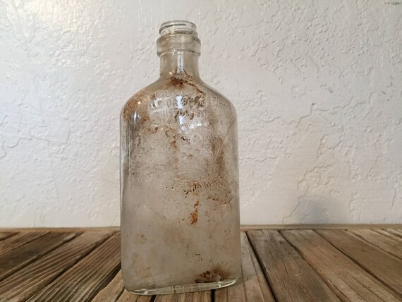 Vintage St Smirnoff Glass Bottles
