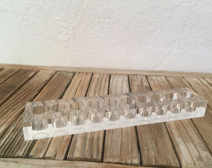 Vintage Lucite Acrylic Test Tube Lipstick Holder Etsy