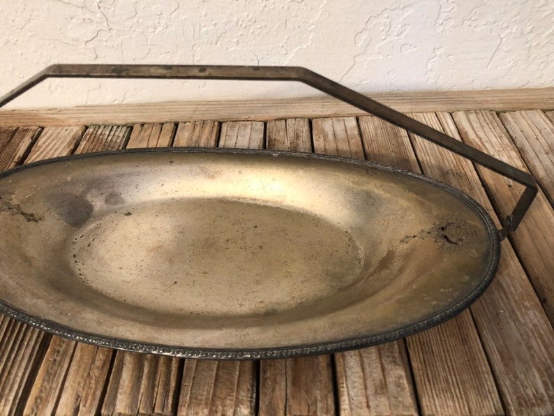 Antique Apollo EPNS Silver Handle Tray Etsy