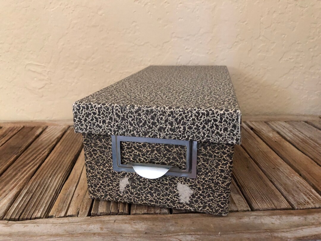 Industrial Globeweis Fiberboard Card Index Storage File Box Industrial