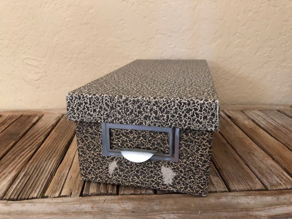Industrial Globe-Weis Fiberboard Card Index Storage File Box Industrial Storage