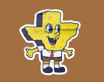 Texas Sponge | Vinyl Sticker