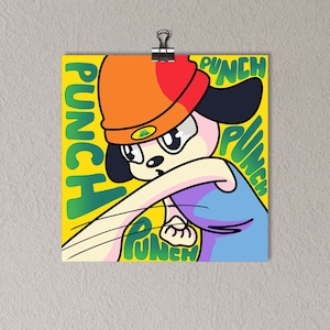 Parappa the Rapper Parappa 1.75 Enamel Pin and Magnet 