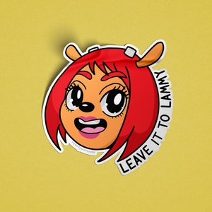 Leave it to Lammy Vinyl Sticker