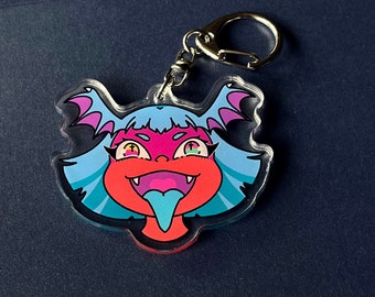 Bat Tongue | Original | Acrylic Keychain