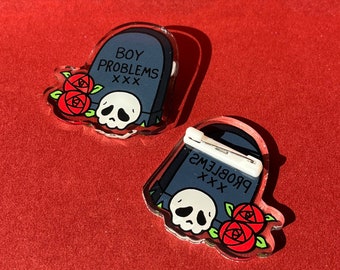 Boy Problems | Original | Acrylic Pin