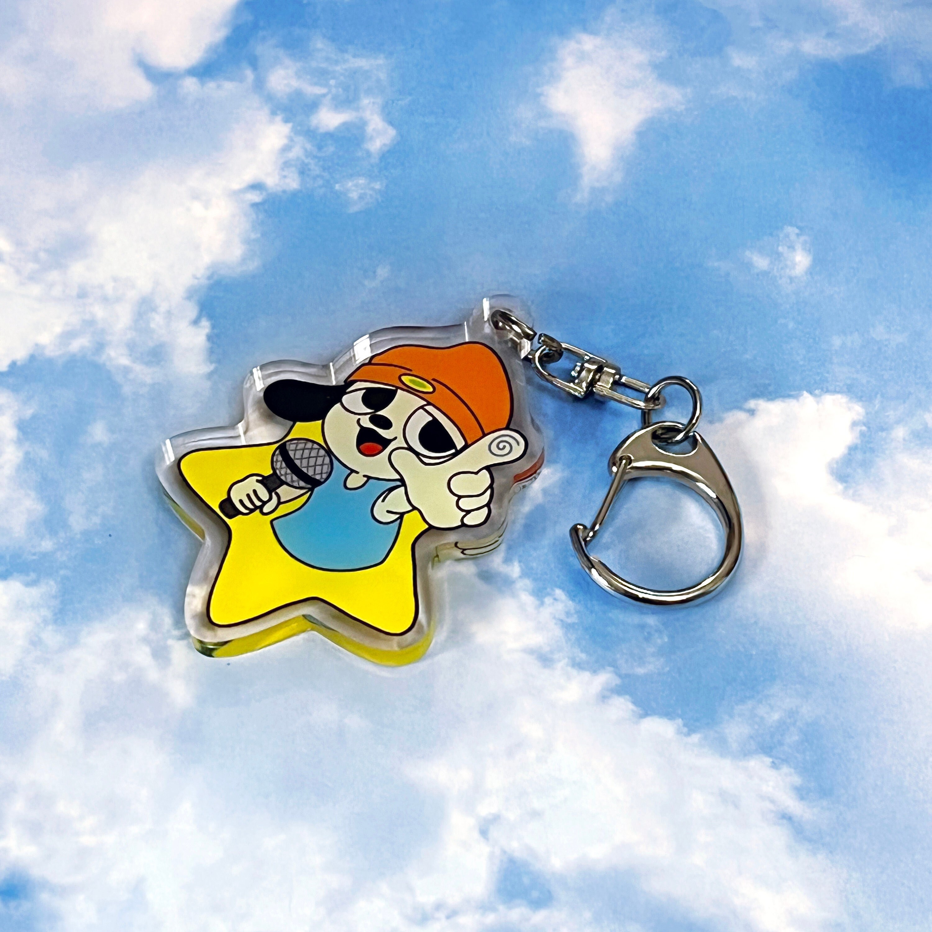 PARAPPA THE RAPPER 3 Pick Keychain Japan Kawaii Anime