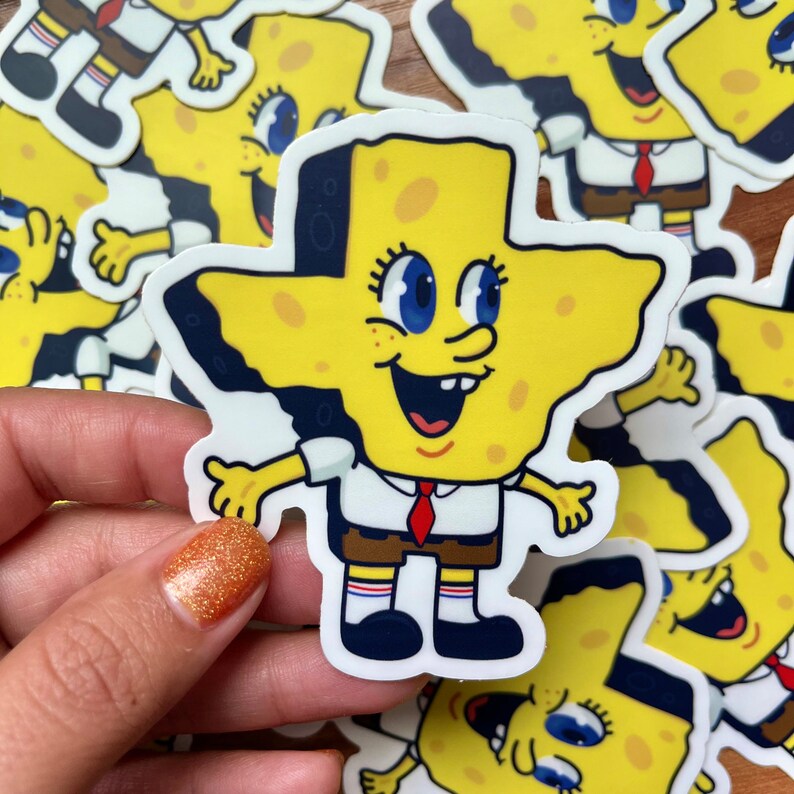 Texas Sponge Vinyl Sticker image 3