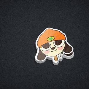 Melting Pup Parappa Vinyl Sticker image 2