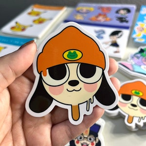 Melting Pup Parappa Vinyl Sticker image 3