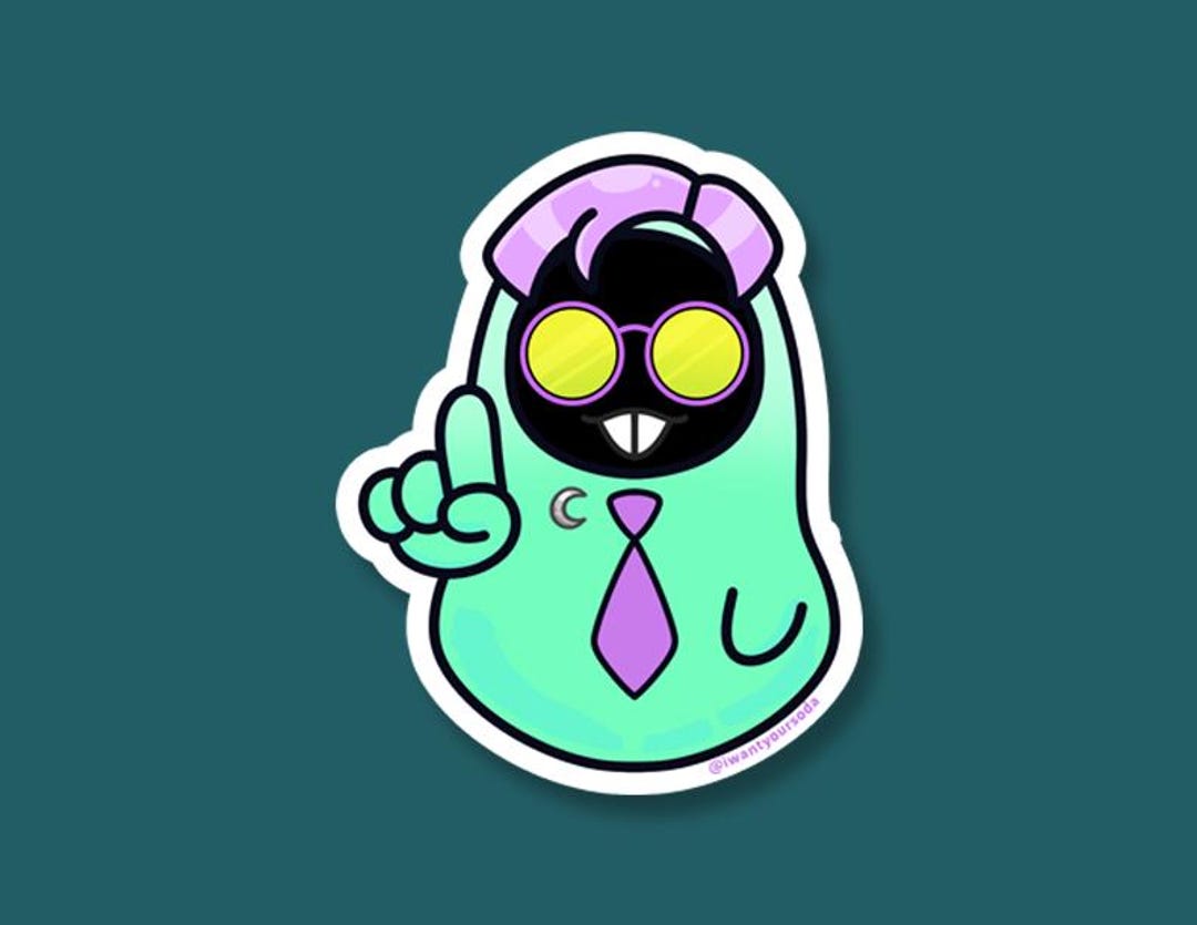 Erm Actually Sticker Hades Erm Actually Nerd Shade Vinyl Sticker - Etsy