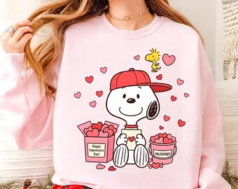 Snoopy Valentines PNG, Peanuts Valentines PNG, Cartoon Dog PNG