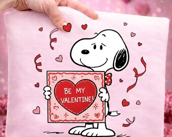 Snoopy Valentine PNG Bundle, Be My Valentine Clipart, Cute Love Dog Sublimation, Valentine Shirt Design, Instant Download